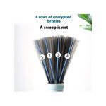 product_image_name-Generic-Household Broom Dustpan Set Soft Bristle Broom + Dustpan + Floor Squeegee Tools Set - Blue-4