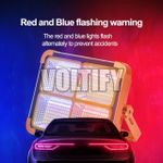 Generic Voltify Solar LED Flood Light – High Power Outdoor Rechargeable Work Light for Camping & Security - image 6
