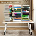 Generic Extra Large Portable Multi-Function Tray Stand with Drawer Computer Desk - Black - image 2
