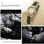 product_image_name-ARHANORY-4pcs/set Women Quartz Watch Luxury Wristwatch Elegant Versatile Necklace Ring Earrings Jewelry - Green-6