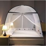 Generic Folding Mosquito Net with Stand, Bed Curtain,Adults,1.8m - image 3
