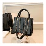 Generic Black Quilted Handbag - image 3