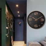 product_image_name-Generic-12" (30 cm) Rose Gold Digital Wall Clock with Black Base-2