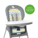 product_image_name-Generic-Adjustable 3 in 1 Baby Highchair - in Booster Seat High Chair - White/Grey-3