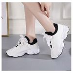 product_image_name-Fashion-Women's Casual Shoes Running Sneakers Ladies Breathable Antiskid For Sports Walking Outdoor - White - EU 40-3