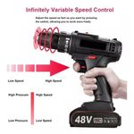 product_image_name-Mythco-48V Cordless Drill Set, Electric Power Drill With Battery And Charger,3/8 - Black-2