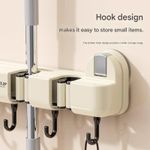 product_image_name-Generic-Bathroom mop storage rack, wall-mounted mop clip holder, hook shelf-4
