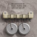 product_image_name-Generic-Bathroom mop storage rack, wall-mounted mop clip holder, hook shelf-7