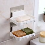 White Label Toilet Roll Holder,Toothpaste Dispenser - White - image 3