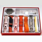 Generic S100 Ultra 7in1 Smartwatch 2.1" HD BT Call 7 Straps IP68 - image 3
