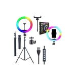 Generic 12 inches Ring Light, RL-12 Ring Fill Light, - Black/White - image 2