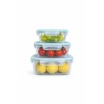 3 set bowl with silicone lid