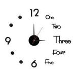 DIY Wall Clock 3D Mirror Stickers Large Wall Clock