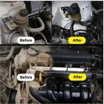product_image_name-Generic-2pcs (1 Spray + 1 Sponge) × Car Engine Bay Renovate  Degressing Spray - Engine Protective Coating Agent - Car Interior Dirt CleaningKit(120ml+Sponge)-3