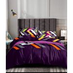 Cotton Bed Sheet Cotton Bedsheet Super King Size _ 6 Piece _ Geometric Print