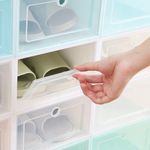 product_image_name-Generic-Transparent Shoe Box Household Sundries Storage Box Drawer Plastic Shoe Box Thickened Dustproof Shoe Rack Storage Artifact-3