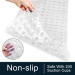 product_image_name-Generic-200 suction cups extra-long non-slip bathroom mat - machine washable, mildew resistant - transparent white-1