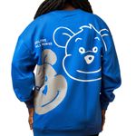 product_image_name-Generic-Bear Expression Heavyweight Hoodie - Blue Unisex Design-3