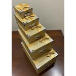 product_image_name-Generic-5piece Luxury Golden Glitter Gift/ Storage Box Set - GOLD-3