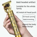 product_image_name-Generic- Metal Vintage Cordless Rechargeable Hair Clipper-2