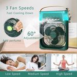 product_image_name-Generic-3-in-1 USB Portable Mini Air Cooler Fan - Blue-3