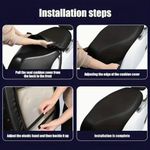 Generic Premium PU Leather Motorcycle Seat Cover - image 3