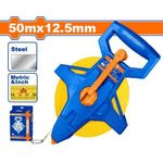 WADFOW WMT3550 Steel Measuring Tape - Blue & Orange