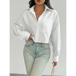 product_image_name-Zara-Women's Cropped Buttons- Ups Shirt - White-1