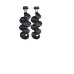 product_image_name-Generic-2Pcs Premium Vietnamese Double Drawn Single Donor Body Wave And Bone Straight - Black-1