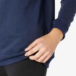 product_image_name-Decathlon-Women's Fitness Sweatshirt - Navy blue-2