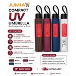 UV 400 Protection Compact UV Umbrella – Foldable, Waterproof & Sun Protection (Portable Design)