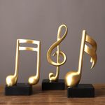 product_image_name-Generic-3pcs musical note figurine, resin musical note figurine, musical note decoration-2