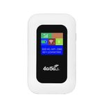 product_image_name-Generic-150Mbps 4G/5G LTE WiFi MiFi - Portable Color Screen with SIM Slot Plug and Play 2100mAh -White-2