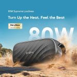 Oraimo SpaceBox Pro Bluetooth Karaoke Speaker 80W Portable Party Speaker with Lights – Grey - image 4