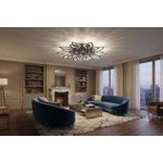 ESCLIGHTING Modern LED Ceiling Light with Remote Control - Brown - image 2