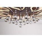 ESCLIGHTING Modern LED Ceiling Light with Remote Control - Brown - image 6