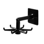 product_image_name-Generic-3pcs Wall Mounted Rotating Hook Organizer – BLACK & WHITE -3