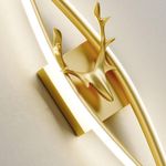 Generic Modern minimalist antler LED wall lamp, linear light, three-color temperature adjustable wall lamp. - image 8