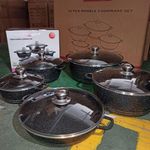 Disine Regina 12IN1 MARBLE COOKWARE SET- BLACK - image 2