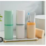 A Derma Multifunctional Travel Toothbrush and Paste Holder - Multicolours - image 2