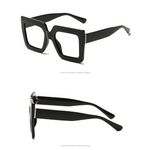 product_image_name-Fashion-Oversized Square Non-Prescription Glasses for Women - Classic and Versatile-2
