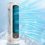 product_image_name-Generic-Small portable bladeless desktop tower fan with three speeds-1