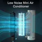 product_image_name-Generic-Small portable bladeless desktop tower fan with three speeds-5