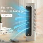product_image_name-Generic-Small portable bladeless desktop tower fan with three speeds-8