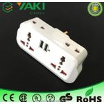 product_image_name-AD-4 in 1 Universal Travel Adapter - White-1