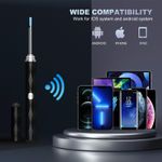 product_image_name-Generic-Wireless Ear Wax Removal Tool with Camera, Smart WiFi Ear Cleaner Otoscope with Ultra-Clear Lens and Ear Pick-Black-5