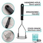 product_image_name-AD-Multifunctional Manual Potato/Fruit /Vegetable Masher for Cooking - Sliver -2