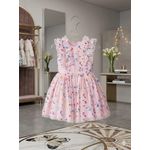 product_image_name-Fashion-Pink Butterfly Flutter Tulle Dress,pink-3
