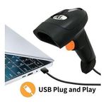 Generic L3 wired one-dimensional barcode scanner, handheld barcode scanner - image 3