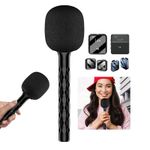 product_image_name-Generic-Wireless Microphone Stick for Lavalier Mics - Portable Handheld Interview Adapter-2